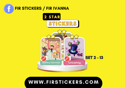 2 STAR STICKERS - ARTFUL TALE'S ALBUM