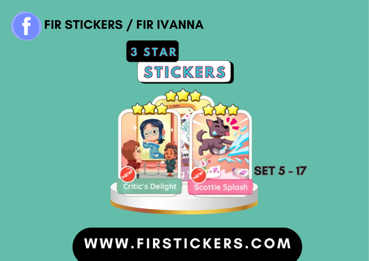 3 STAR STICKERS - ARTFUL TALE'S ALBUM