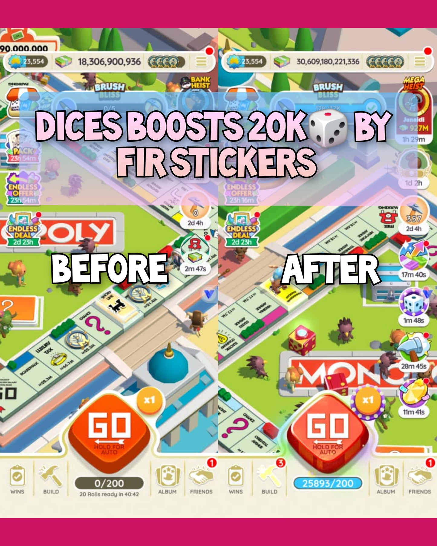 DICE BOOSTS